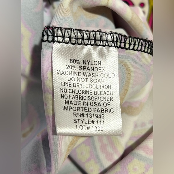 JUDE CONNALLY Megan V-Neck 3/4 Sleeve  Boysenberry Medallion Print Dress Sz S - Picture 10 of 11